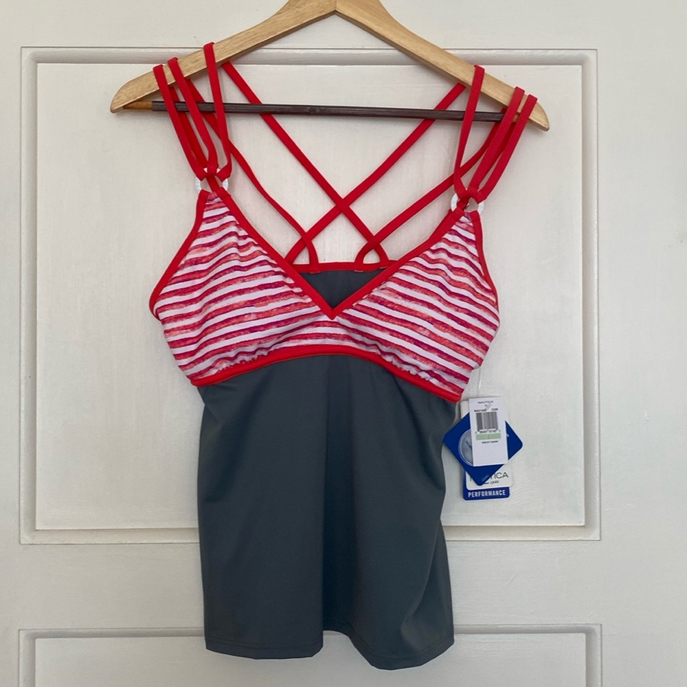 NWT Nautica tankini top